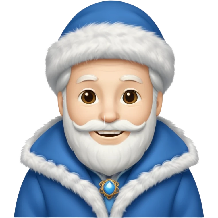 Ded Moroz blau emoji
