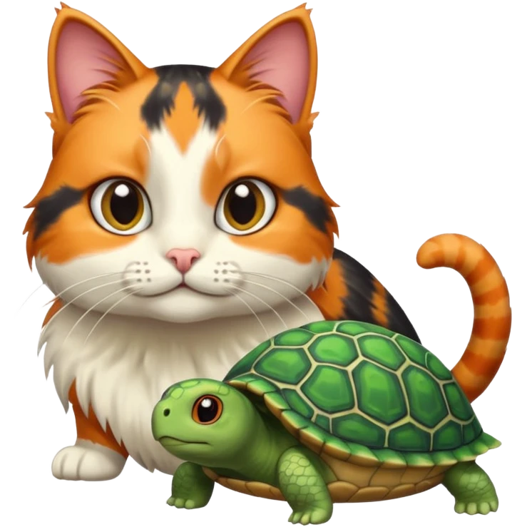 cat with turtle emoji