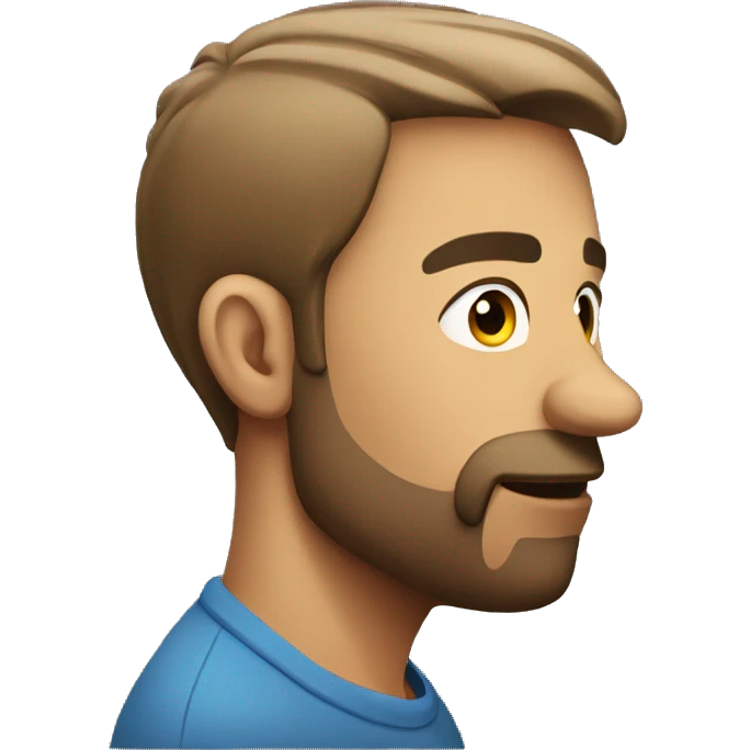 a guy looking to the side emoji