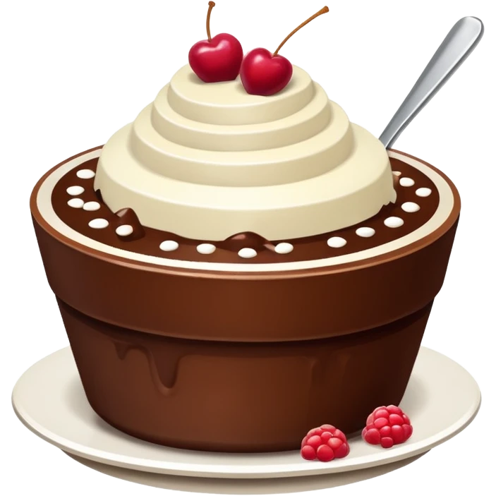 chocolate bingsu emoji