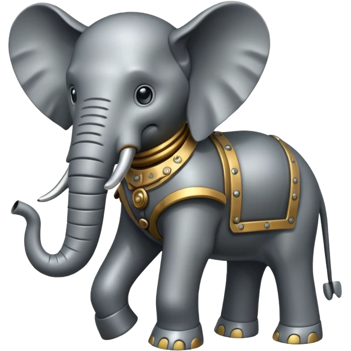 Steam Elephant full body  emoji