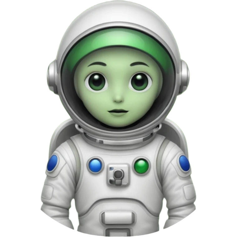 un alien sur la lune emoji