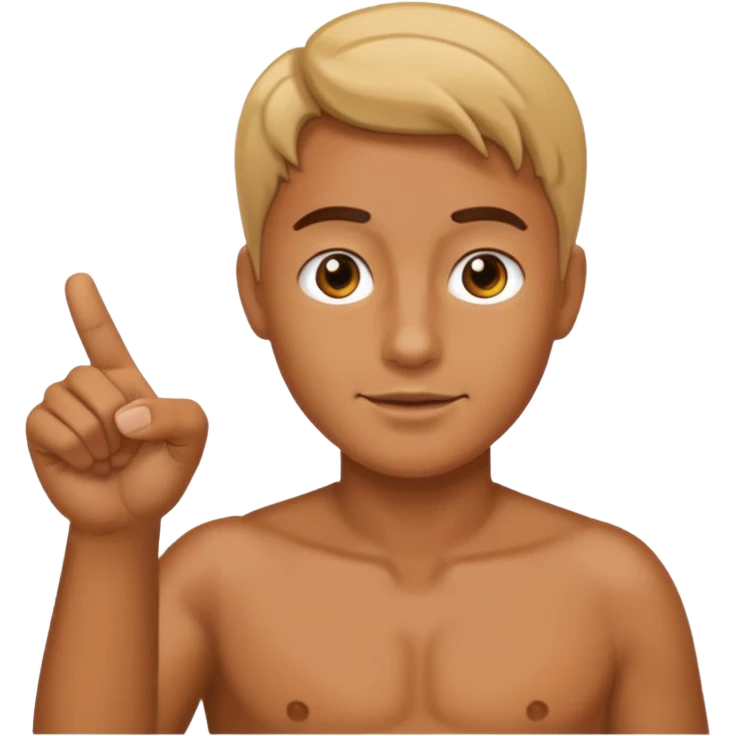 Person pointing emoji