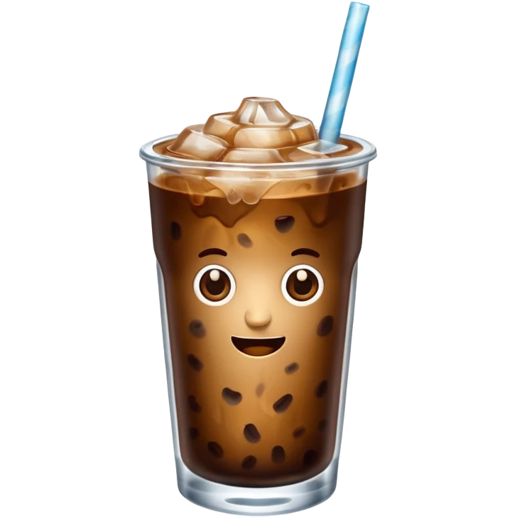 Iced coffee emoji