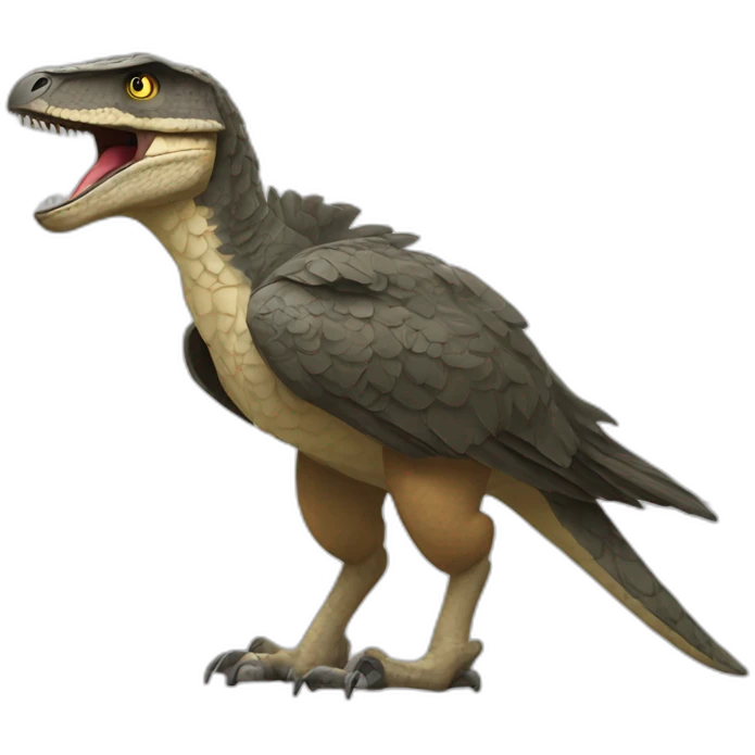 Raptor jurassique parc  emoji