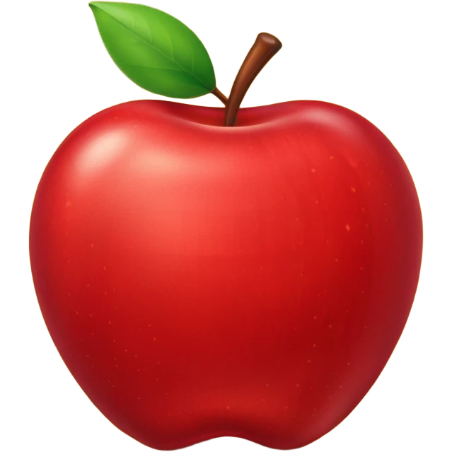 red apple emoji