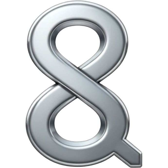 Styled infinite sign emoji