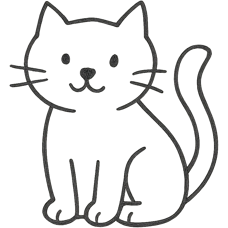 white cat icon emoji