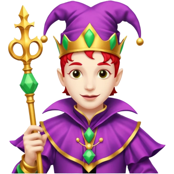 a wrangled jester emoji