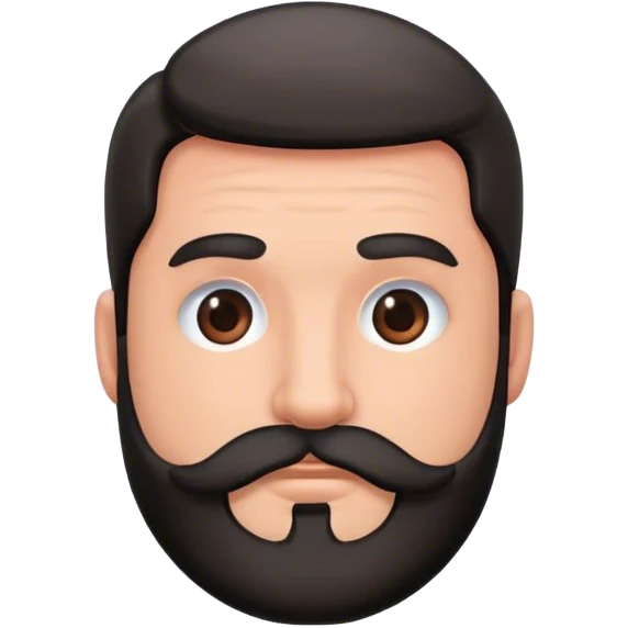 Man with facial hair emoji