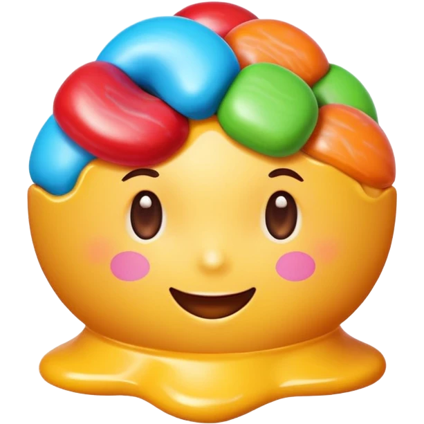 single charactarized personified candy sweet treat emoji