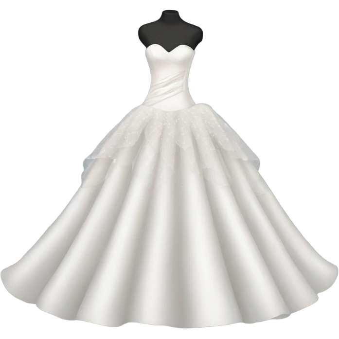 black wedding dress emoji
