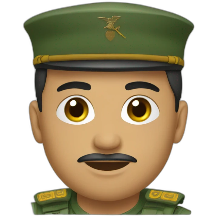 Algerian army emoji