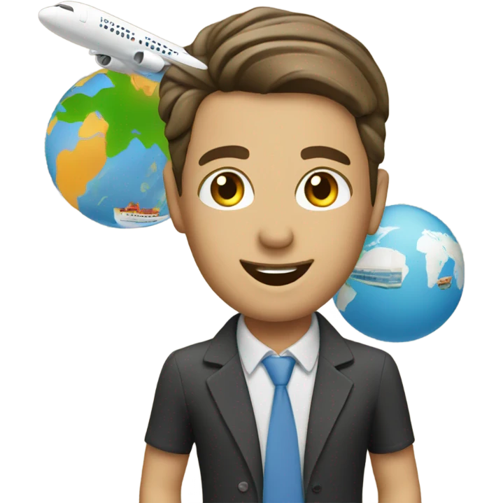 Travel agent emoji