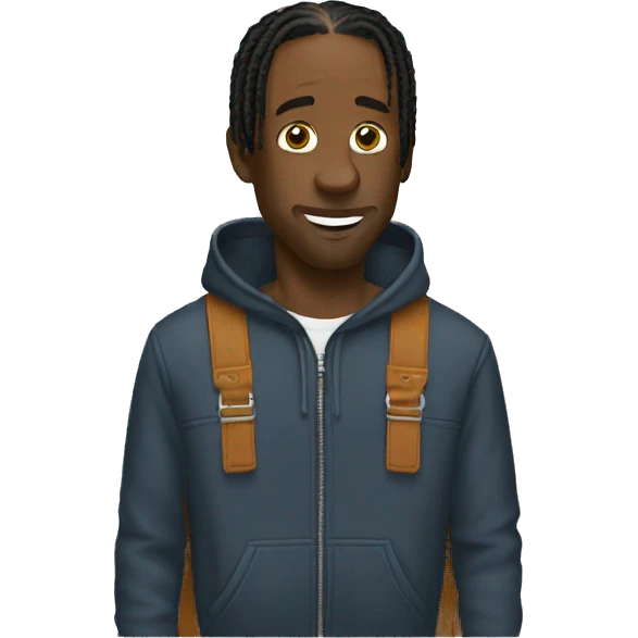 Travis Scott buying stuff emoji