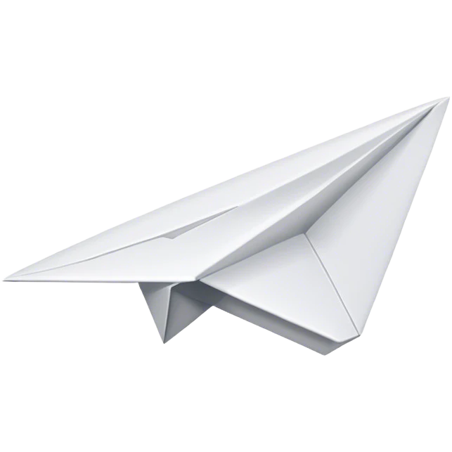 Paper airplane good quality  emoji