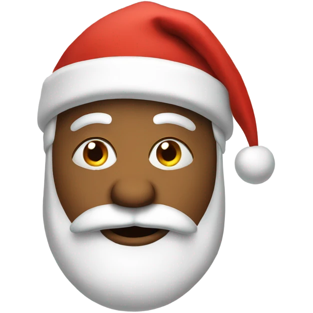 silly santa emoji