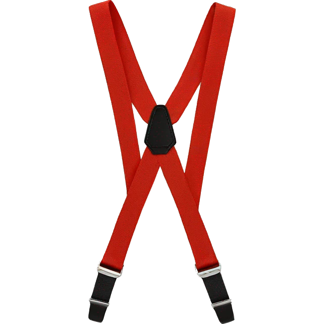  suspenders red emoji