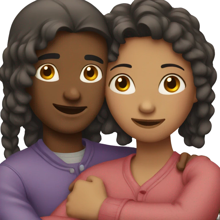Couple hugging  emoji
