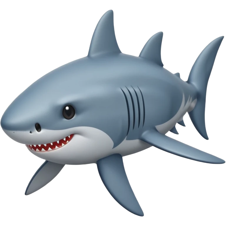 shark body with a cat face emoji
