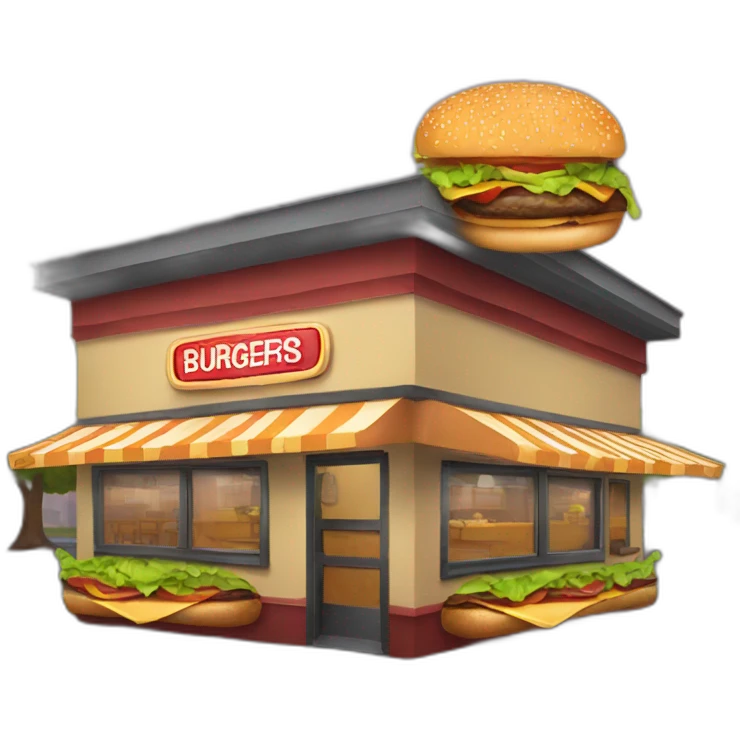 Burgers restaurant emoji