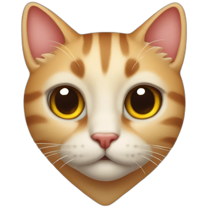 anatomic heart cat emoji