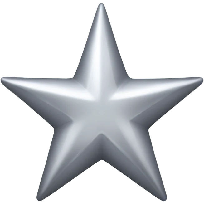 silver star  emoji