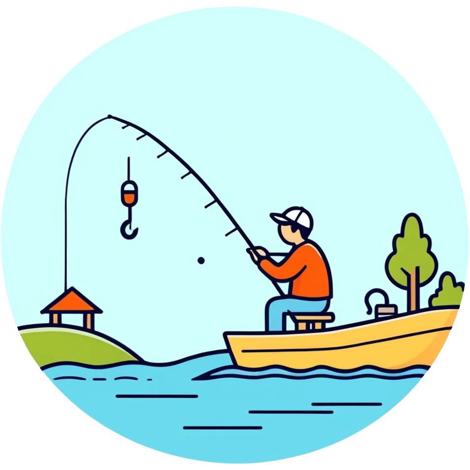 Me fishing emoji