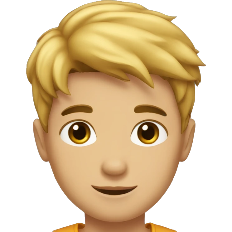 garçon brun emoji