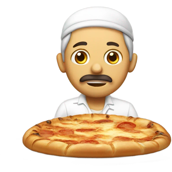 A hungry Italian  emoji
