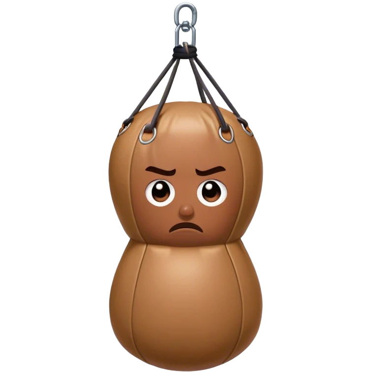 Sad punching bag emoji