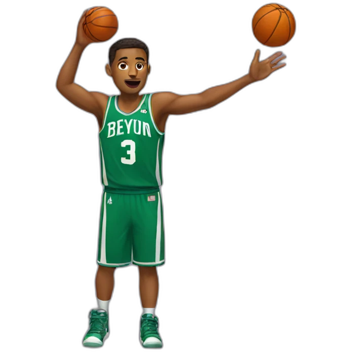 three pointer emoji