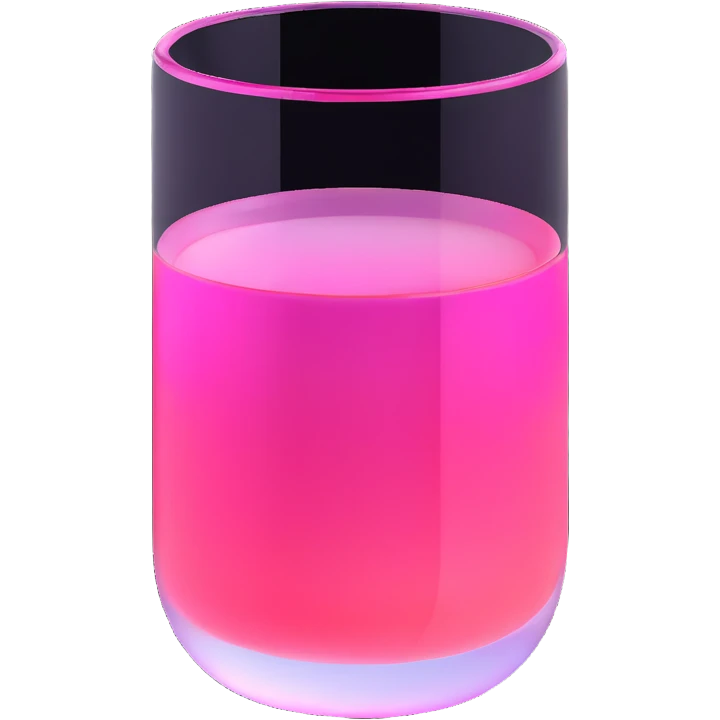 handshake, transparent glass with bright pink gradient from #FF335F to #FF99AA, soft glow and shadows, minimalistic emoji