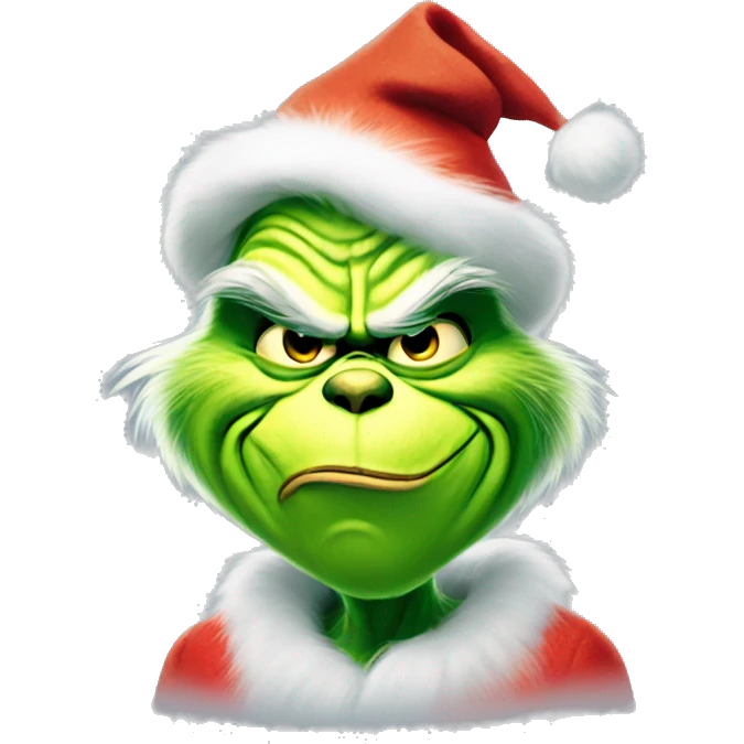The grinch emoji