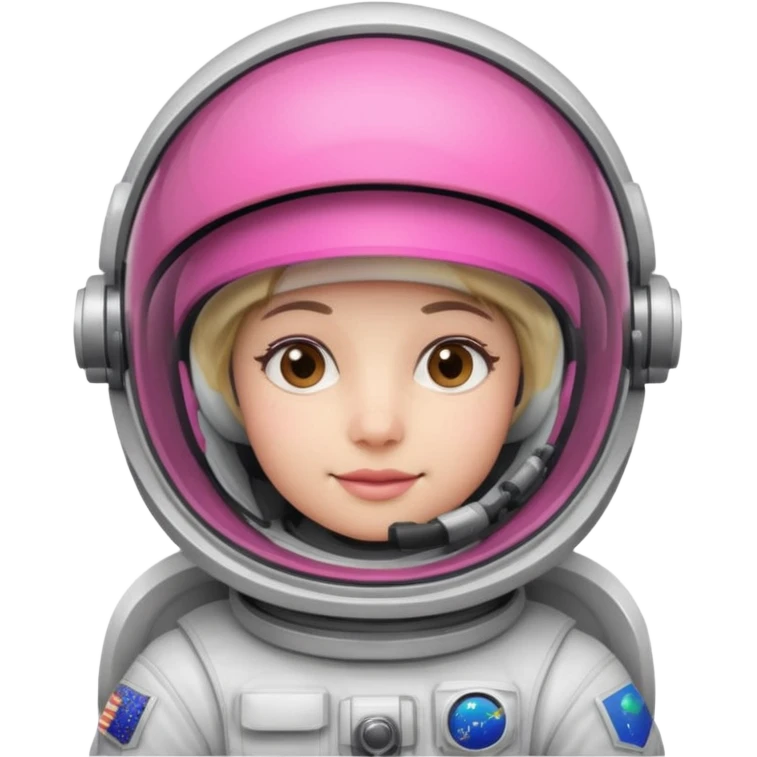 Astronauts with Pink Visors emoji