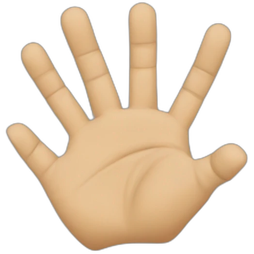 Micheal Jordan hand stop emoji