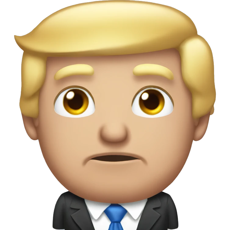 Donald trump with six pack emoji