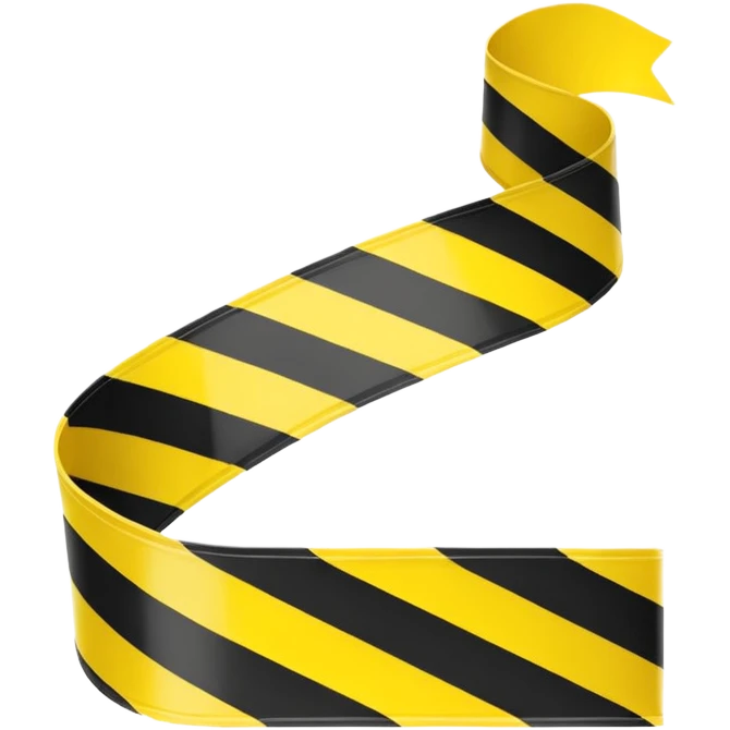 Caution tape emoji