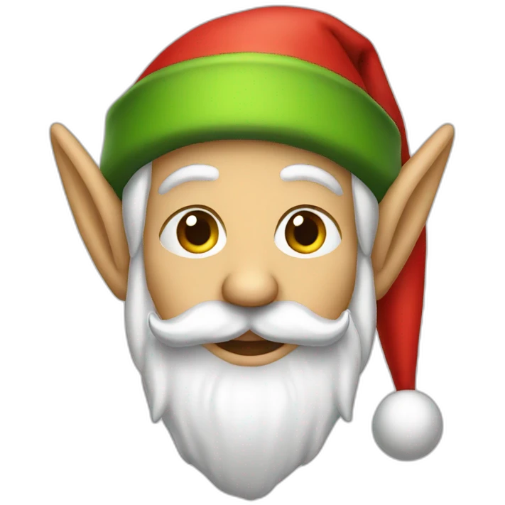 Santa elf emoji