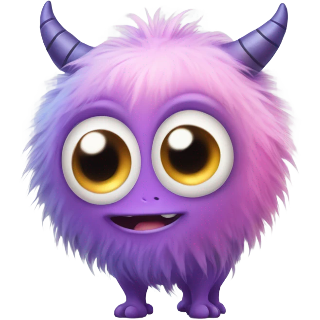 kind funny baby monster emoji