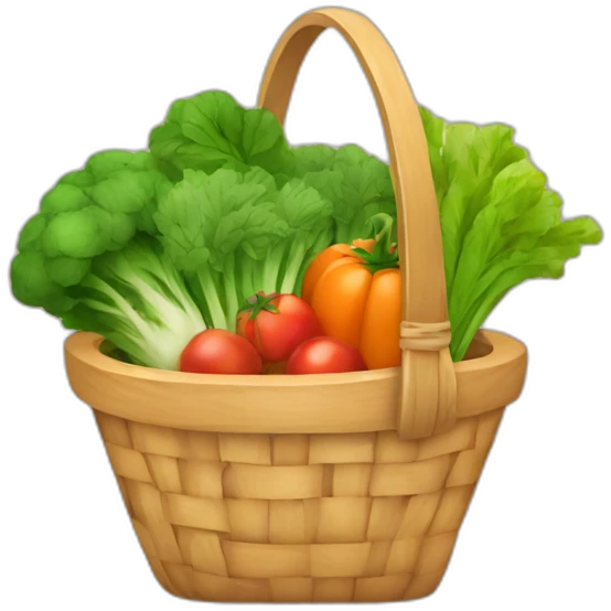 vegetables basket emoji