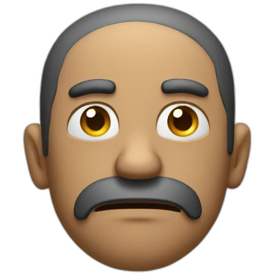 a man, fort emotion, sad and angry emoji