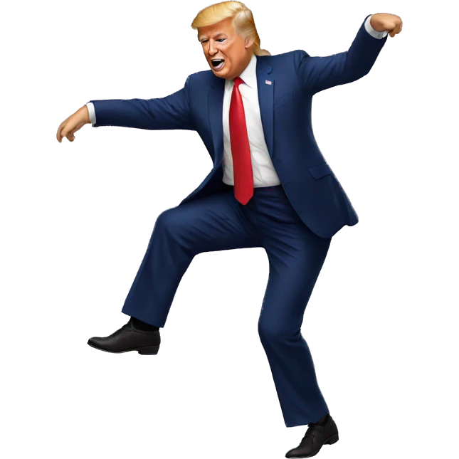 Trump dancing emoji
