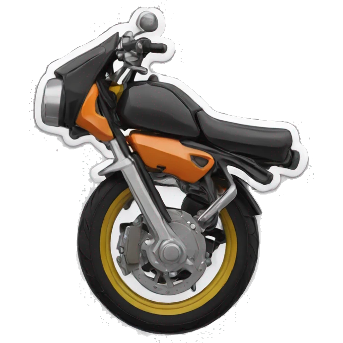 Une moto merlin pin pin emoji