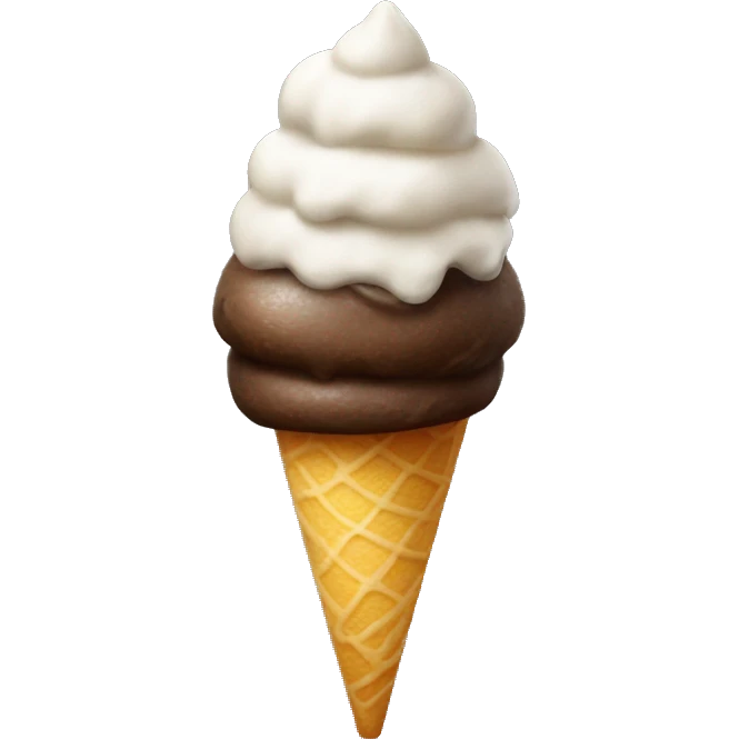 Realistic icecream emoji