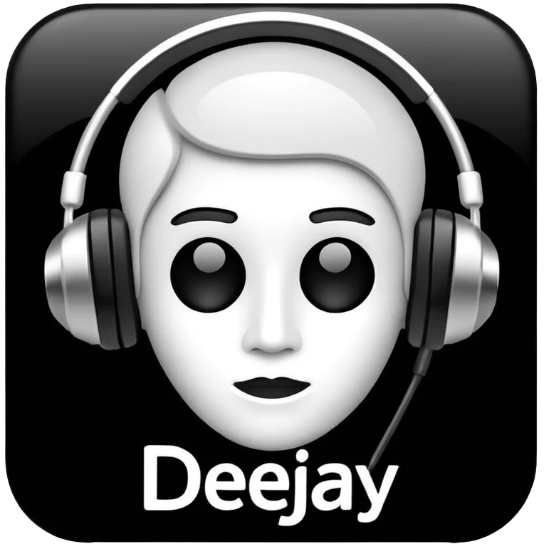 Make a logo for Deejay Harris  emoji