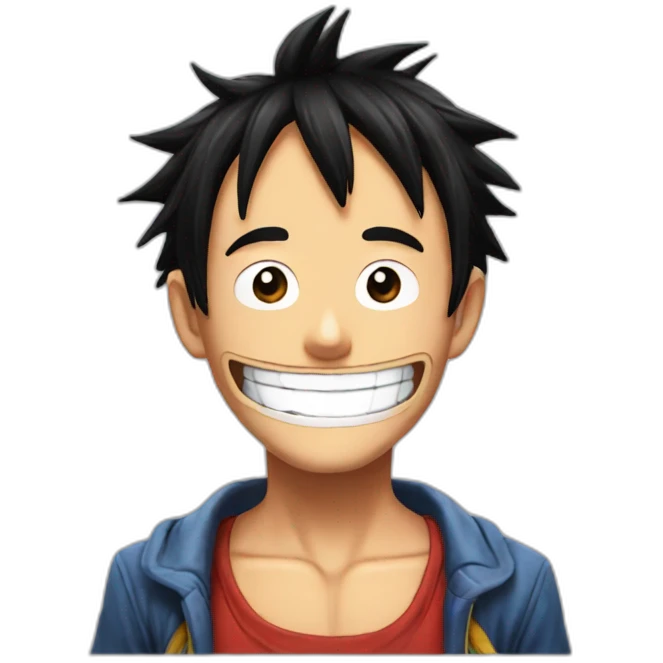 Luffy 🙋‍♂️ emoji