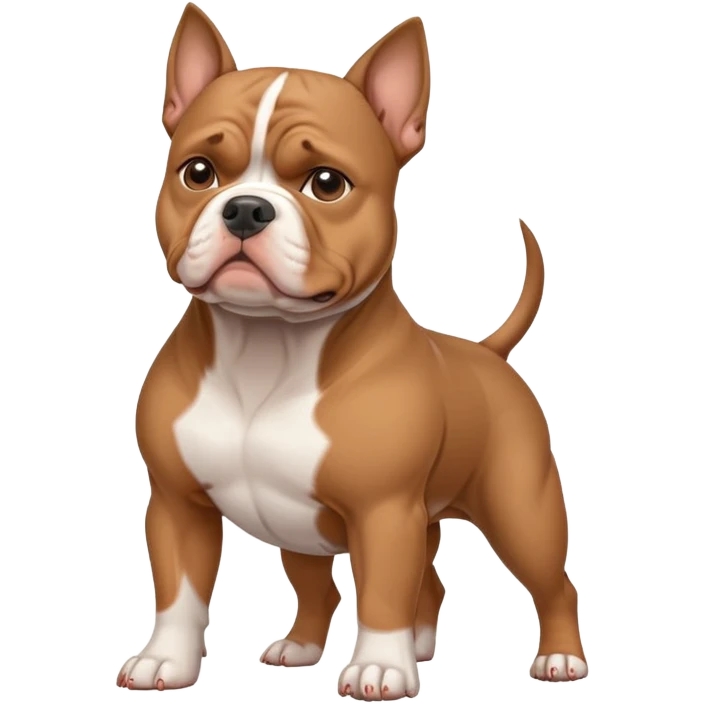 American Pocket bully dog  emoji