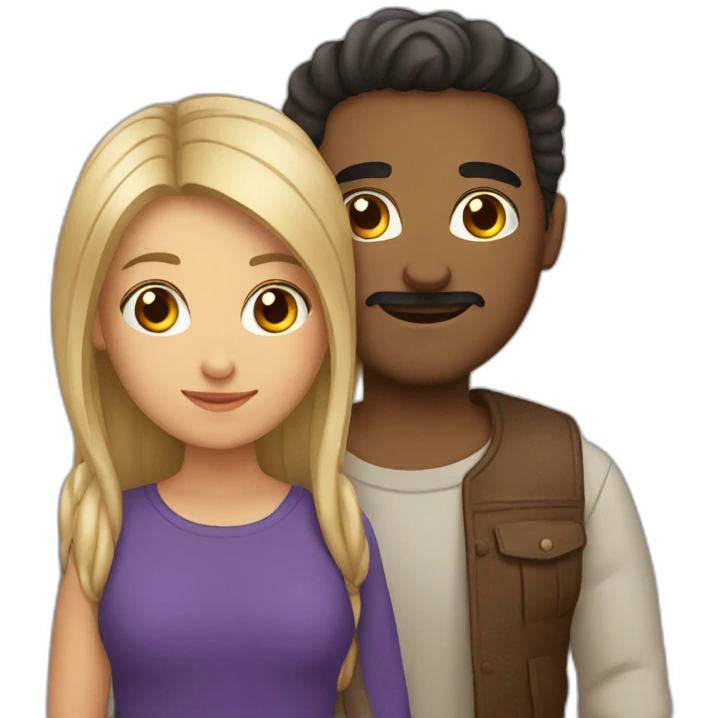 two friends Armenian and Romanian emoji