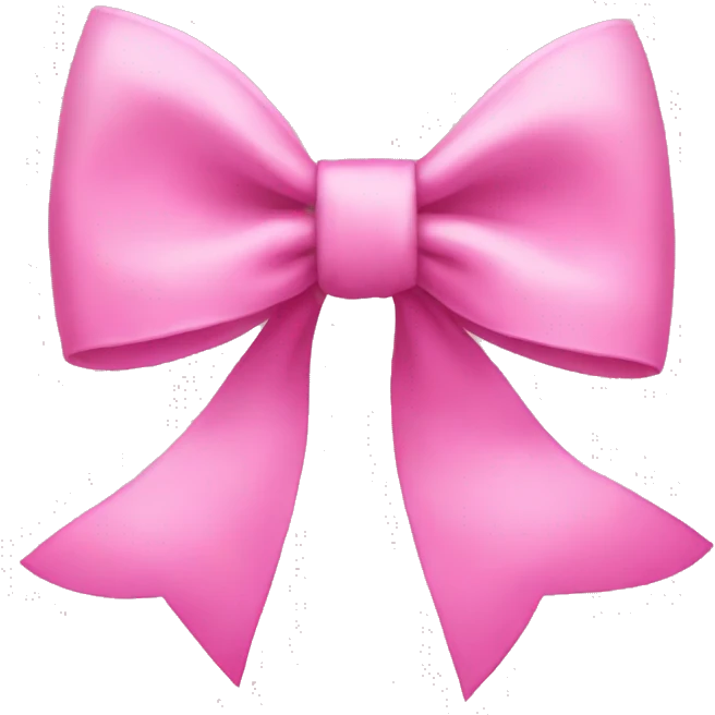 pink bow emoji